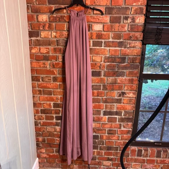 Everly | Dresses | Everly Womens Ruffle Halter Maxi Shift Dress Evening Event Wedding Purple L | Poshmark Everly | Dresses | Everly Womens Ruffle Halter Maxi Shift Dress Evening Event Wedding Purple L | Poshmark